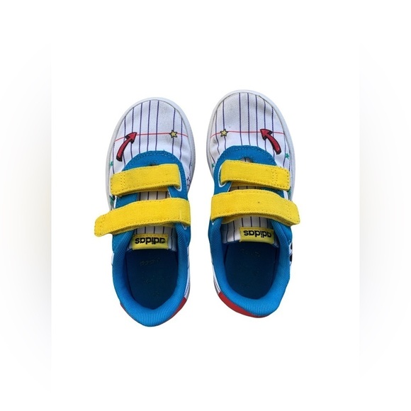 Adidas Toddler Size 10.5 Mickey Mouse Vulcraid3r Skate Sneakers - Picture 2 of 7